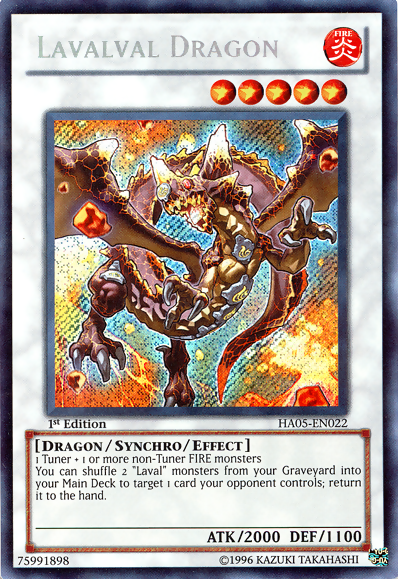 Lavalval Dragon [HA05-EN022] Secret Rare | Event Horizon Hobbies CA