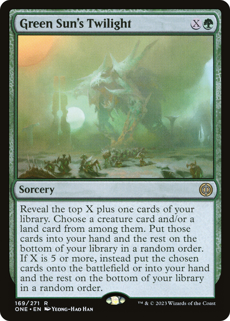 Green Sun's Twilight [Phyrexia: All Will Be One] | Event Horizon Hobbies CA