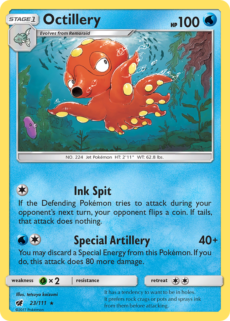 Octillery (23/111) [Sun & Moon: Crimson Invasion] | Event Horizon Hobbies CA