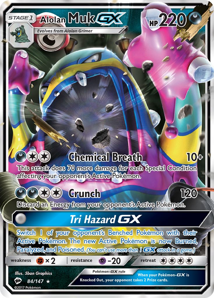 Alolan Muk GX (84/147) [Sun & Moon: Burning Shadows] | Event Horizon Hobbies CA