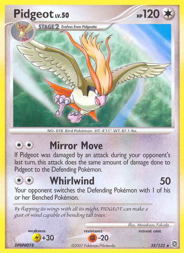 Pidgeot (35/132) [Diamond & Pearl: Secret Wonders] | Event Horizon Hobbies CA