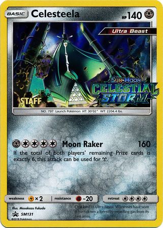 Celesteela (SM131) (Staff Prerelease Promo) [Sun & Moon: Black Star Promos] | Event Horizon Hobbies CA