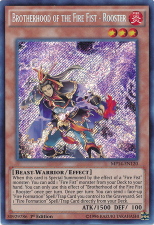 Brotherhood of the Fire Fist - Rooster [MP14-EN120] Secret Rare | Event Horizon Hobbies CA