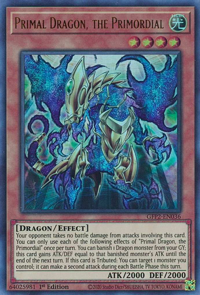 Primal Dragon, the Primordial [GFP2-EN036] Ultra Rare | Event Horizon Hobbies CA