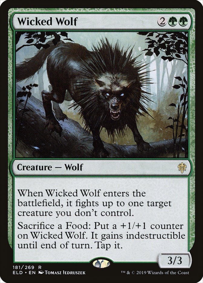 Wicked Wolf [Throne of Eldraine] | Event Horizon Hobbies CA