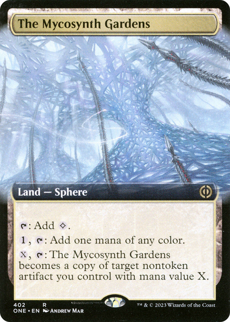 The Mycosynth Gardens (Extended Art) [Phyrexia: All Will Be One] | Event Horizon Hobbies CA