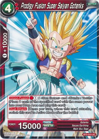 Prodigy Fusion Super Saiyan Gotenks (BT2-015) [Union Force] | Event Horizon Hobbies CA