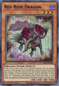 Red Rose Dragon (Blue) [LDS2-EN108] Ultra Rare | Event Horizon Hobbies CA