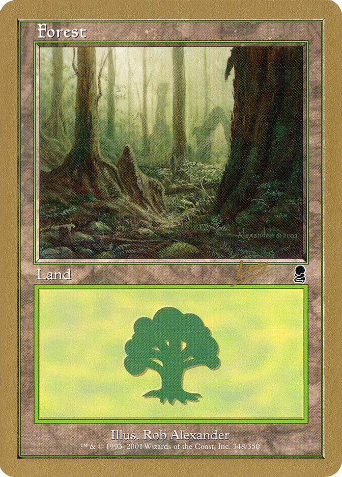 Forest (rl348) (Raphael Levy) [World Championship Decks 2002] | Event Horizon Hobbies CA