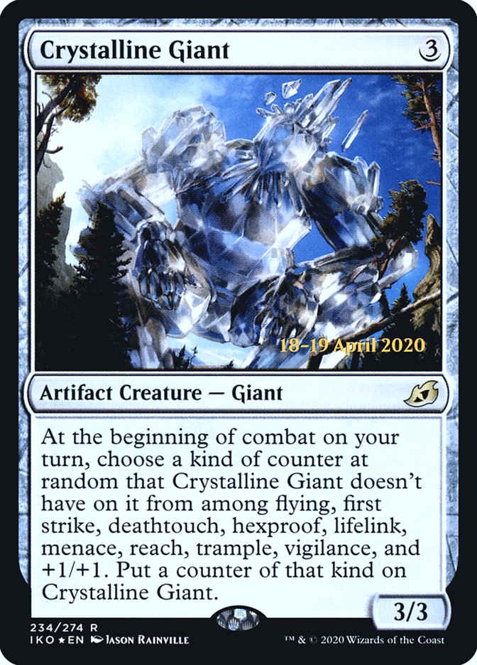 Crystalline Giant  [Ikoria: Lair of Behemoths Prerelease Promos] | Event Horizon Hobbies CA