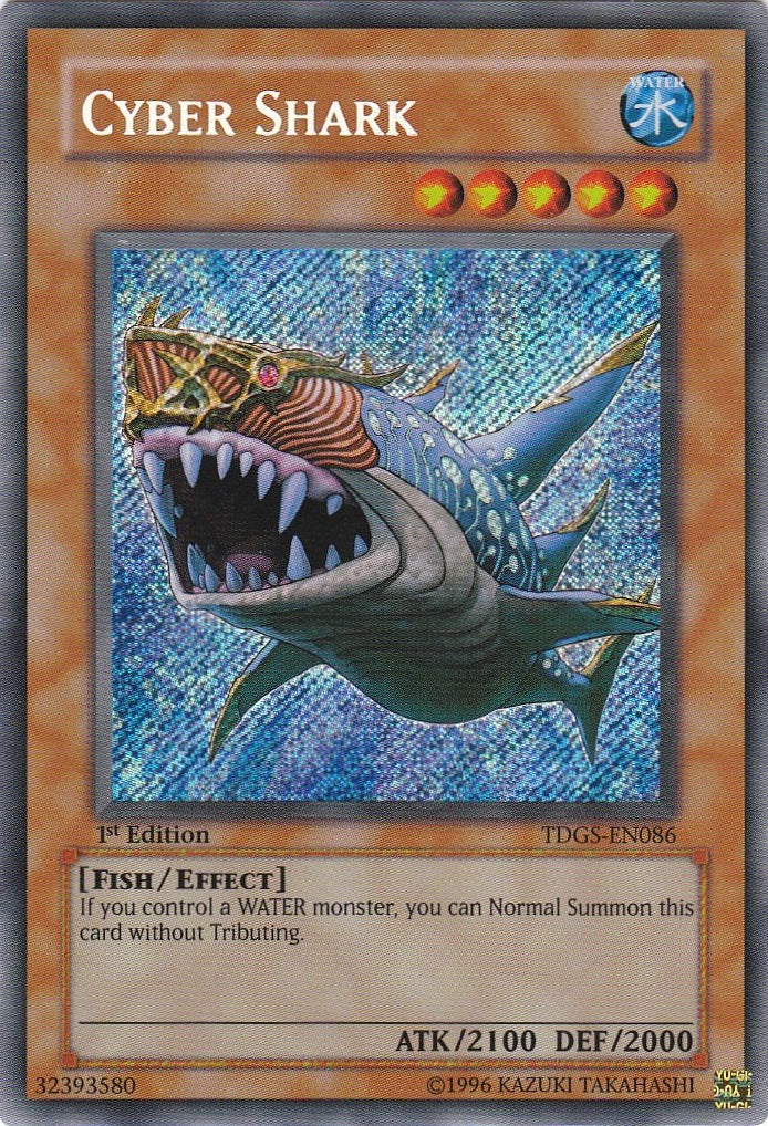 Cyber Shark [TDGS-EN086] Secret Rare | Event Horizon Hobbies CA