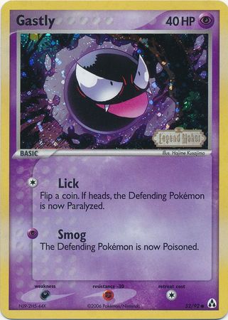 Gastly (52/92) (Stamped) [EX: Legend Maker] | Event Horizon Hobbies CA