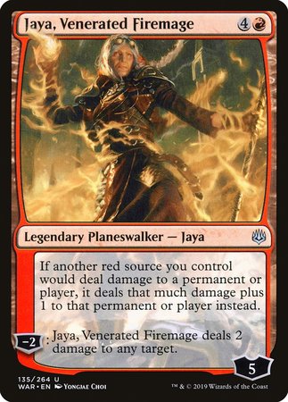 Jaya, Venerated Firemage [War of the Spark] | Event Horizon Hobbies CA