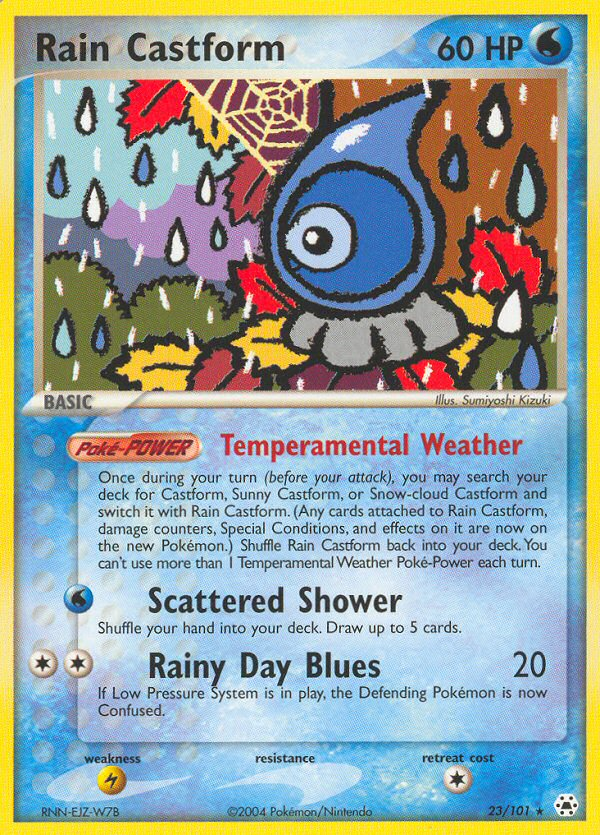 Rain Castform (23/101) [EX: Hidden Legends] | Event Horizon Hobbies CA