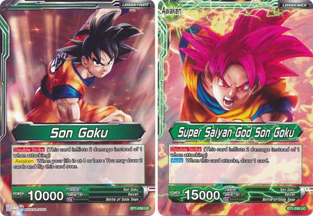 Son Goku // Super Saiyan God Son Goku (BT1-056) [Galactic Battle] | Event Horizon Hobbies CA