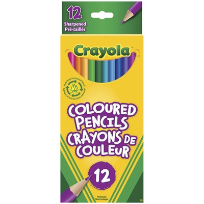 Crayola - Pencil Crayons, 12 Count