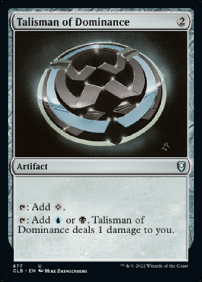 Talisman of Dominance [Commander Legends: Battle for Baldur's Gate] | Event Horizon Hobbies CA