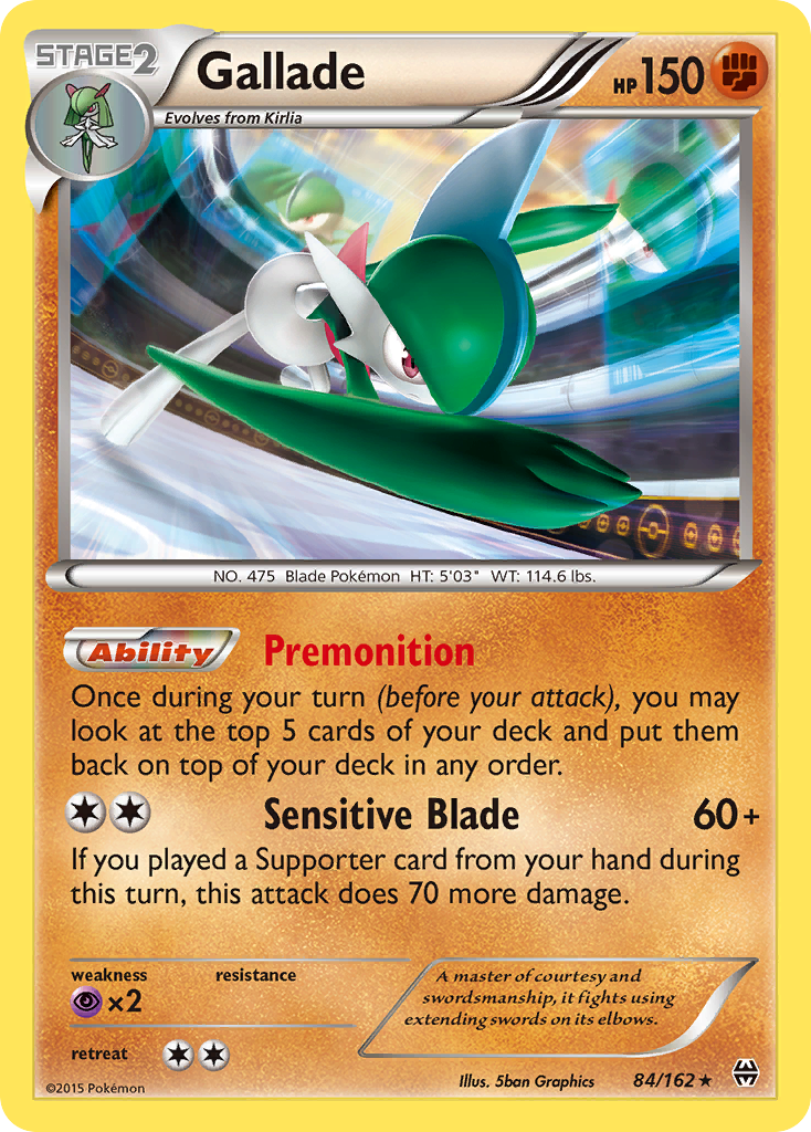 Gallade (84/162) [XY: BREAKthrough] | Event Horizon Hobbies CA