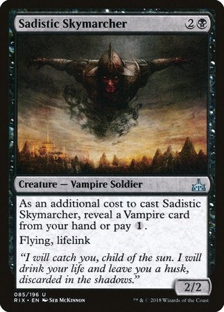 Sadistic Skymarcher [Rivals of Ixalan] | Event Horizon Hobbies CA