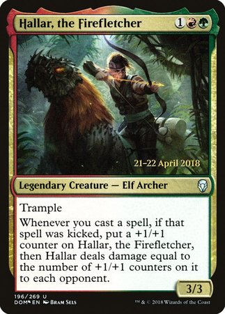 Hallar, the Firefletcher [Dominaria Promos] | Event Horizon Hobbies CA