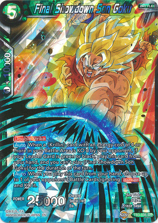 Final Showdown Son Goku (Shatterfoil) (TB3-035) [Dragon Brawl] | Event Horizon Hobbies CA