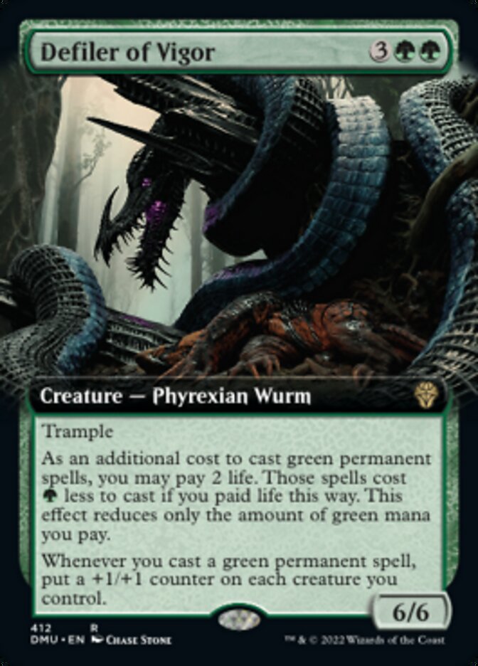 Defiler of Vigor (Extended Art) [Dominaria United] | Event Horizon Hobbies CA