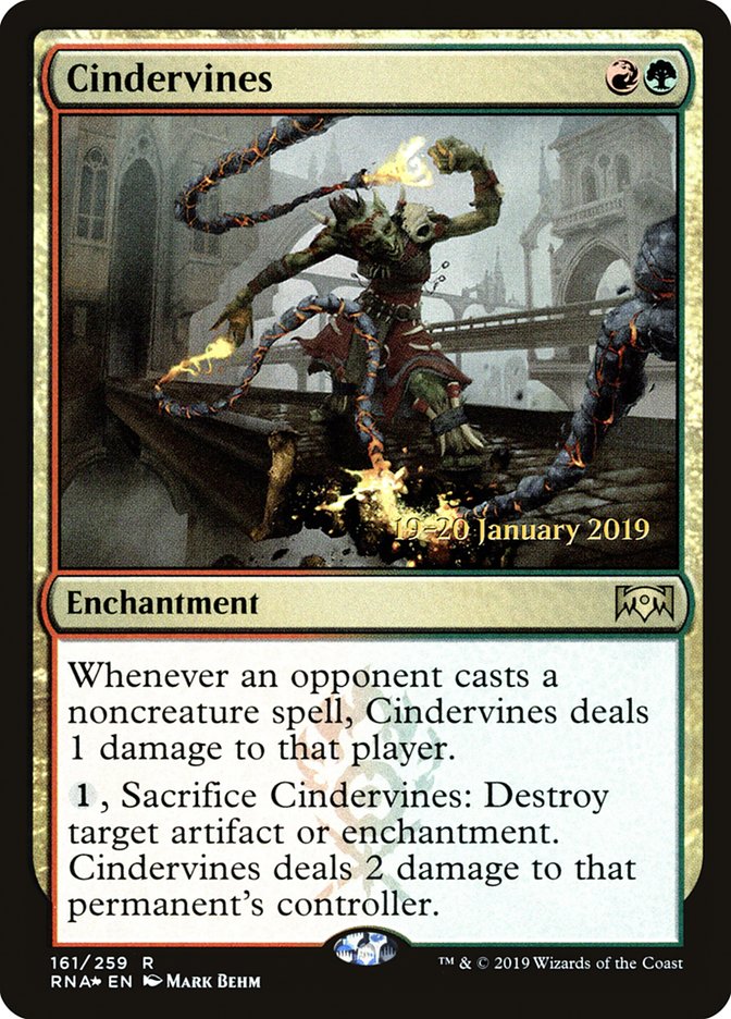 Cindervines [Ravnica Allegiance Prerelease Promos] | Event Horizon Hobbies CA