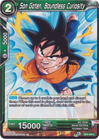 Son Goten, Boundless Curiosity (DB3-058) [Giant Force] | Event Horizon Hobbies CA