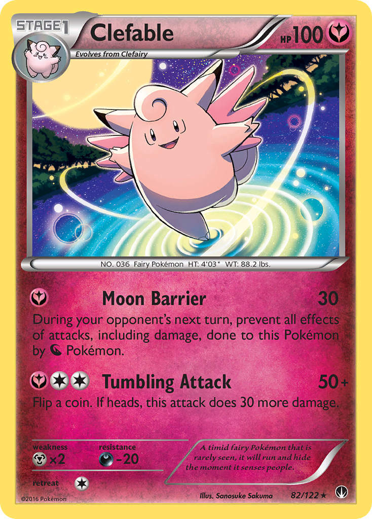 Clefable (82/122) [XY: BREAKpoint] | Event Horizon Hobbies CA