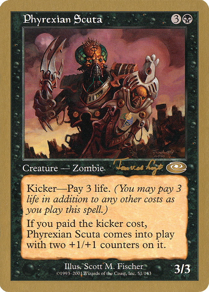 Phyrexian Scuta (Tom van de Logt) [World Championship Decks 2001] | Event Horizon Hobbies CA