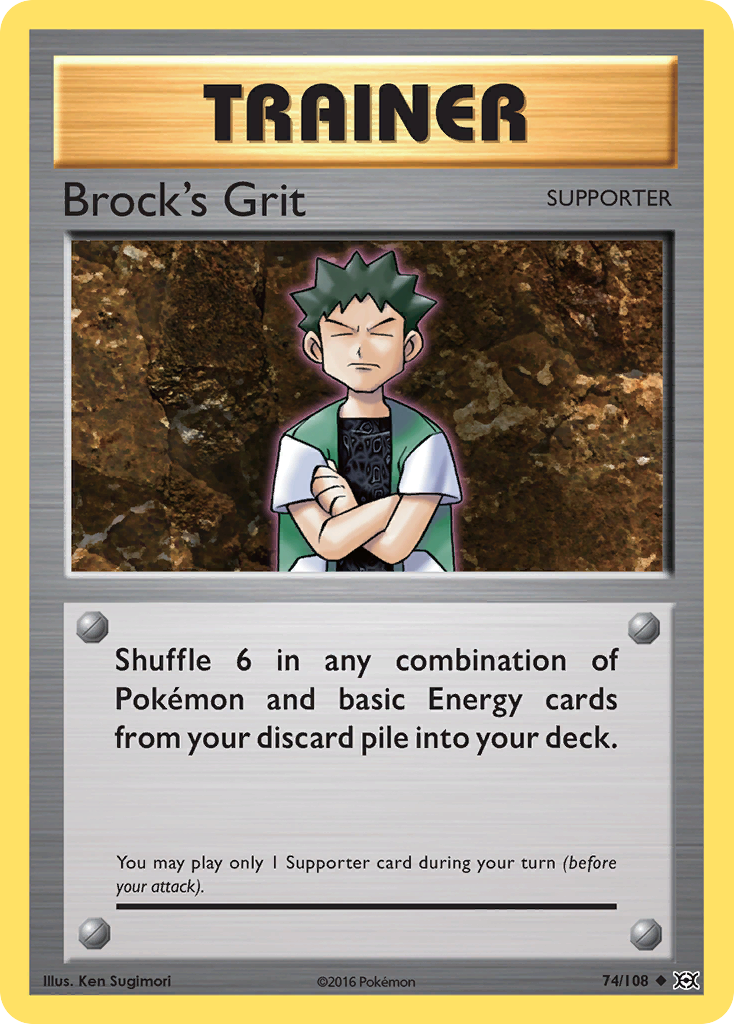 Brock's Grit (74/108) [XY: Evolutions] | Event Horizon Hobbies CA