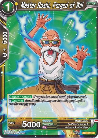 Master Roshi, Forged of Will (TB1-076) [The Tournament of Power] | Event Horizon Hobbies CA