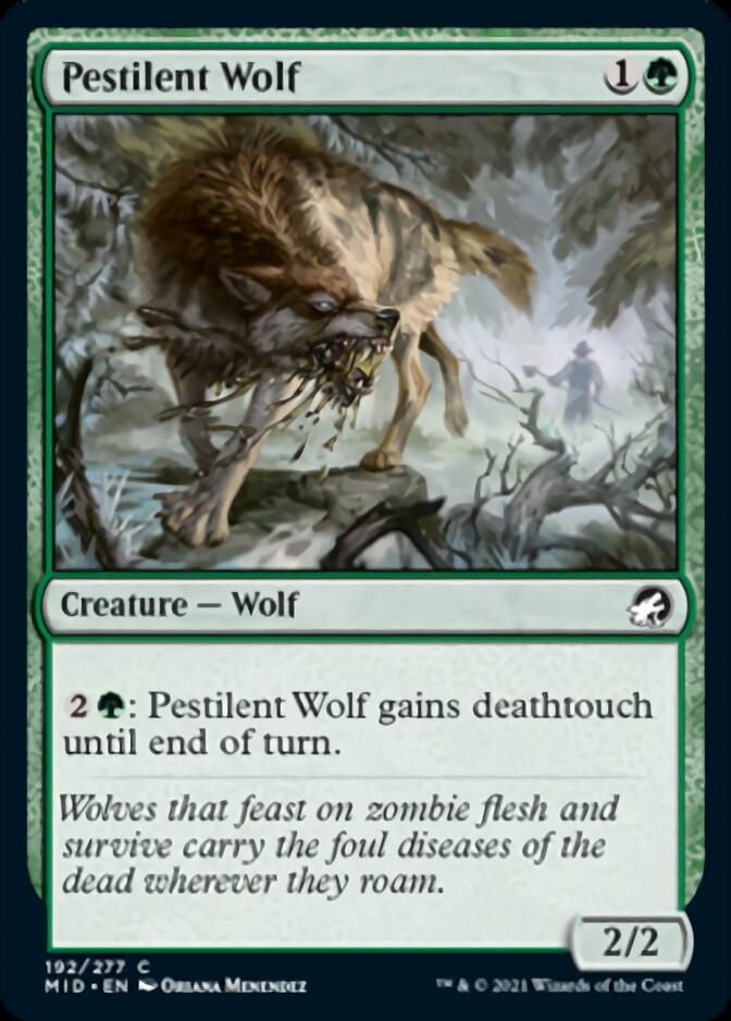 Pestilent Wolf [Innistrad: Midnight Hunt] | Event Horizon Hobbies CA