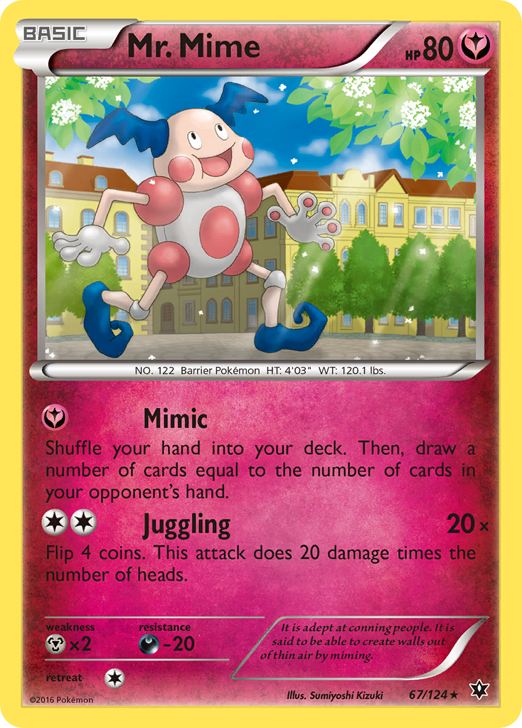 Mr. Mime (67/124) [XY: Fates Collide] | Event Horizon Hobbies CA