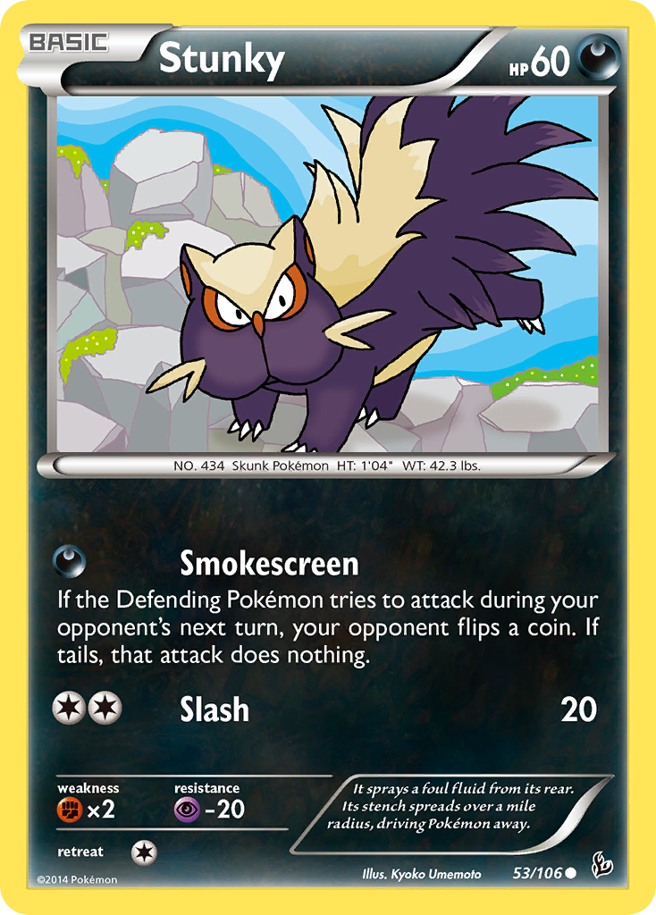 Stunky (53/106) [XY: Flashfire] | Event Horizon Hobbies CA