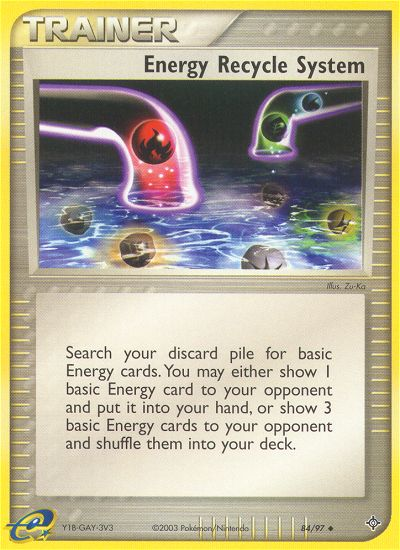 Energy Recycle System (84/97) [EX: Dragon] | Event Horizon Hobbies CA