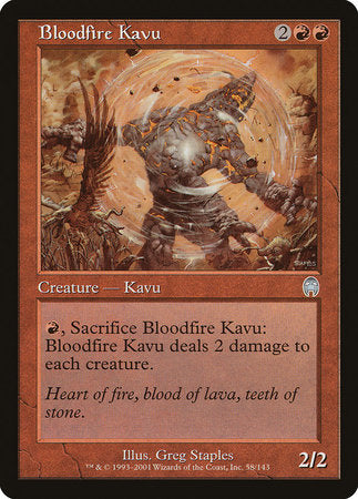 Bloodfire Kavu [Apocalypse] | Event Horizon Hobbies CA