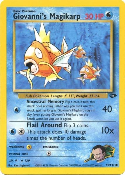 Giovanni's Magikarp (73/132) [Gym Challenge Unlimited] | Event Horizon Hobbies CA