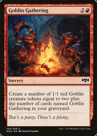 Goblin Gathering [Ravnica Allegiance] | Event Horizon Hobbies CA