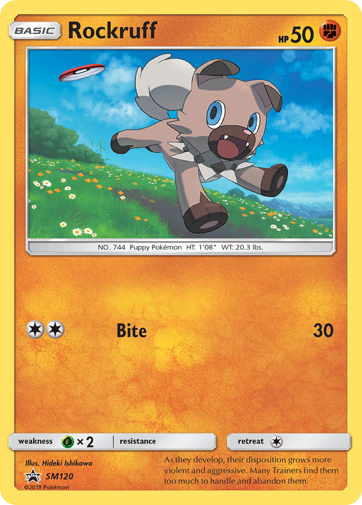 Rockruff (SM120) [Sun & Moon: Black Star Promos] | Event Horizon Hobbies CA