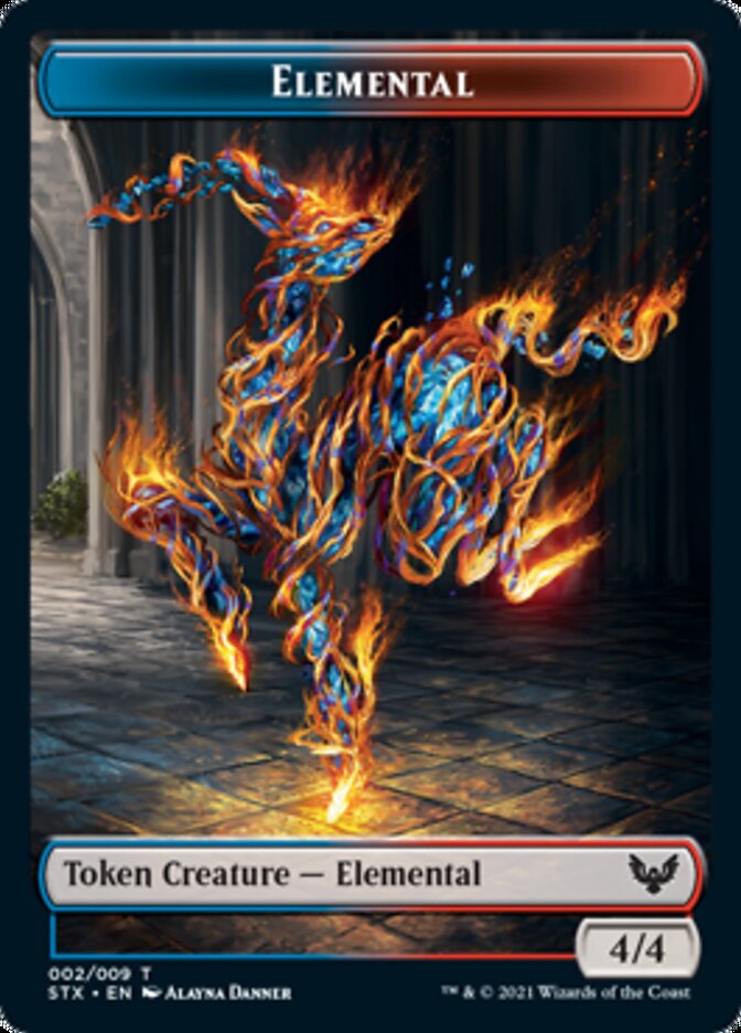 Elemental // Avatar Token [Strixhaven: School of Mages Tokens] | Event Horizon Hobbies CA