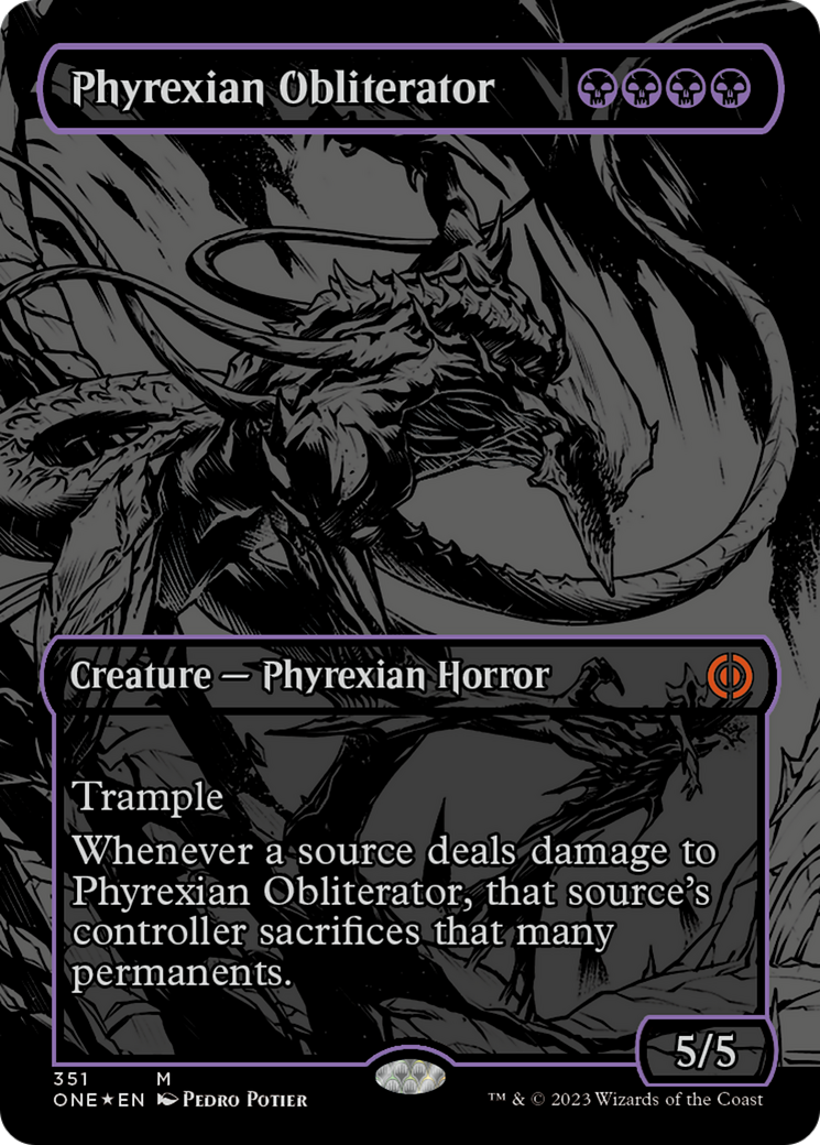 Phyrexian Obliterator (Oil Slick Raised Foil) [Phyrexia: All Will Be One] | Event Horizon Hobbies CA