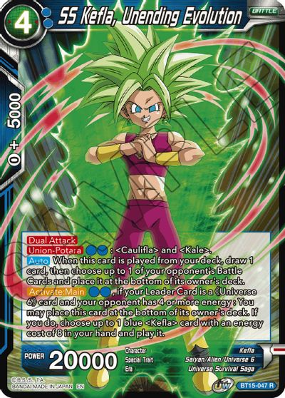 SS Kefla, Unending Evolution (BT15-047) [Saiyan Showdown] | Event Horizon Hobbies CA