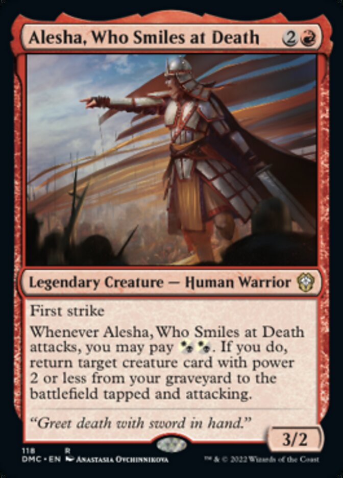 Alesha, Who Smiles at Death [Dominaria United Commander] | Event Horizon Hobbies CA