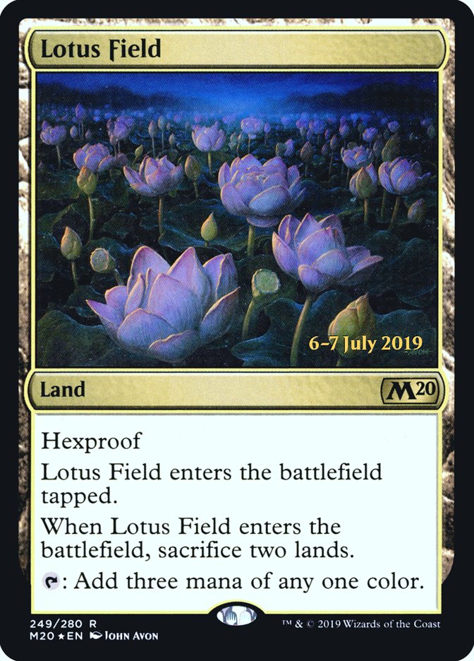 Lotus Field  [Core Set 2020 Prerelease Promos] | Event Horizon Hobbies CA