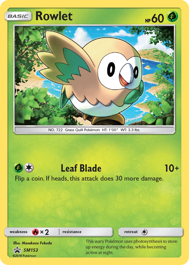 Rowlet (SM153) [Sun & Moon: Black Star Promos] | Event Horizon Hobbies CA