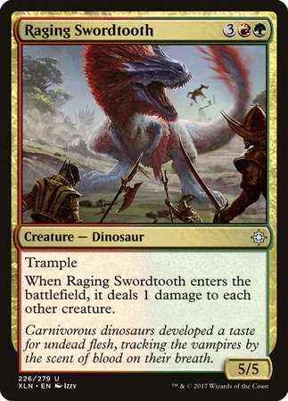 Raging Swordtooth [Ixalan] | Event Horizon Hobbies CA