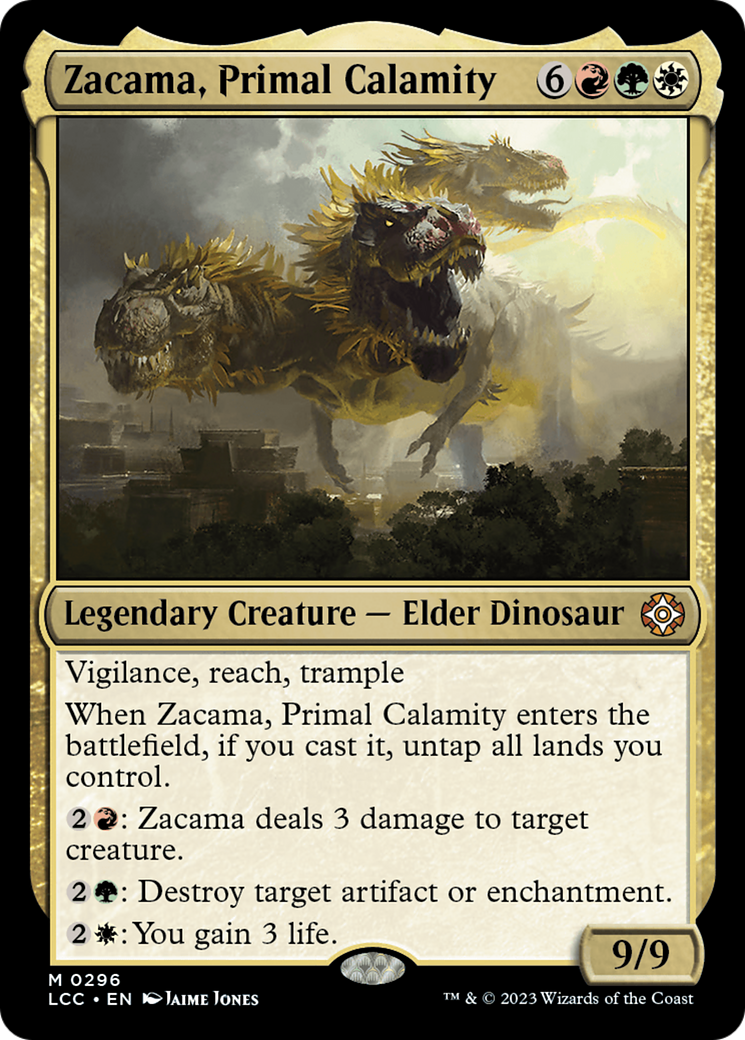 Zacama, Primal Calamity [The Lost Caverns of Ixalan Commander] | Event Horizon Hobbies CA