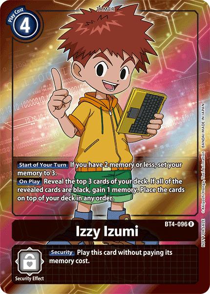 Izzy Izumi [BT4-096] (Buy-A-Box Promo) [Great Legend Promos] | Event Horizon Hobbies CA