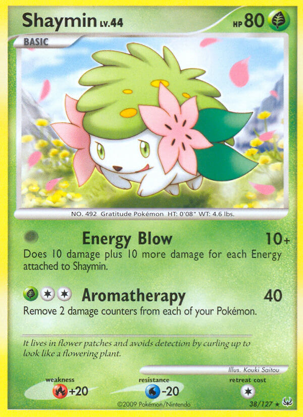 Shaymin (38/127) (Theme Deck Exclusive) [Platinum: Base Set] | Event Horizon Hobbies CA